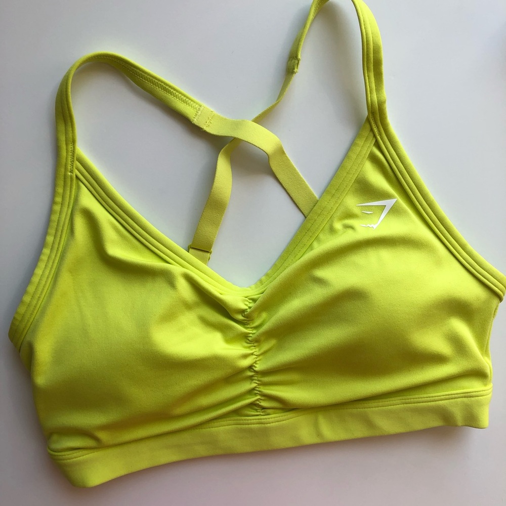 Gymshark XS Training Ruched Sports Bra - Picture 1 of 3